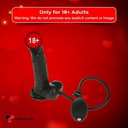 Ultimate Inflatable Realistic Non Vibrator in Black RSNV-011