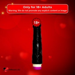 Super Natural Black Silicone Realistic Vibrator RSV-011