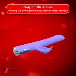 Black T-Transfer Beads Stick Rabbit Vibrator RV-021