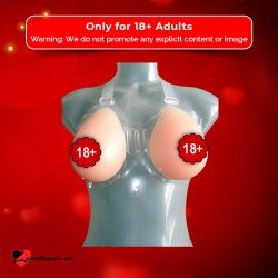 Silicone Breast 550 gms/pair with Transperant Bra SBP-001