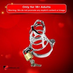 Chastity Steel Lock Device for Men BDSM-010