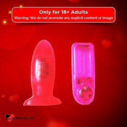 Crystal Anal Butt Plug Vibrating AD-013