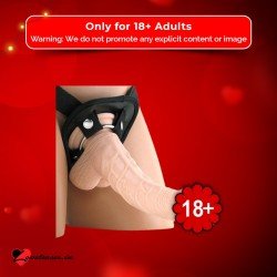 American Whopper 6.5"Dong Vibrating With Harness SO-006