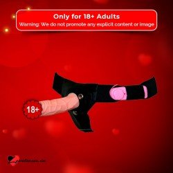 LeLuv 7.5 Vibrating and Rotating Female Lesbian Strap On SO-011