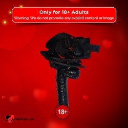 Strap On Dildo Harness with Big Black Dildo Vibrator SO-027