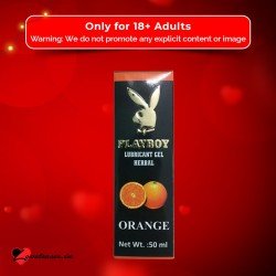 Playboy Lubricant Water Based Gel-Orange Flavoured CGS-033