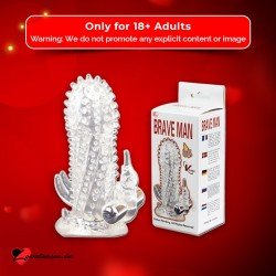 Sheath Rabbit Extender Penis with dots Brave Man PES-020