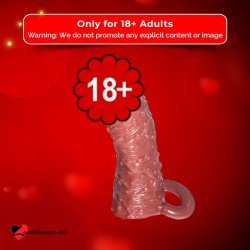 Solid Head Reusable Penis Extension Sleeve chocolate PES-026