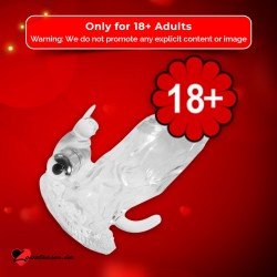 Triple Pleasure Vibrating Rabbit Penis Sleeve PES-028