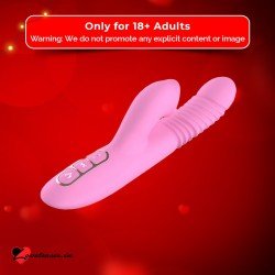 Heating 3 Layer Tongue Licking Toy Nipple Sucking Clitoris Stimulate Vibrator RV-003