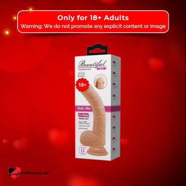 Realistic Non-vibrator with Round Balls and Suction Base RSNV-029