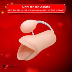 Silicone Male Masturbator with Tongue MMT-028